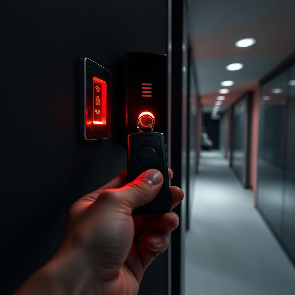 Key fob access reader